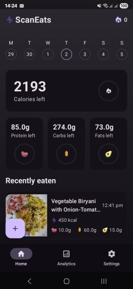 ScanEats: AI Food Scanner